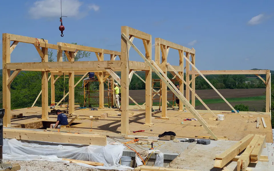 Vermont Frames Small Cape Home (24x36)